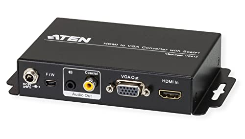 Aten VC812-AT-G Konverter (HDMI auf VGA), schwarz von ATEN