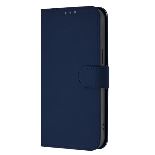 ATISIJIE Handyhülle für Honor 80 5G Hülle,PU Leder Handyhülle Lederhülle Kartenfach Flip Cover für Handy hülle Leather Phone Case Hülle-Marineblau von ATISIJIE