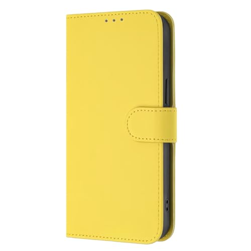 ATISIJIE Handyhülle für Honor Play 7T 5G Hülle,PU Leder Handyhülle Lederhülle Kartenfach Flip Cover für Handy hülle Leather Phone Case Hülle-Zitrone von ATISIJIE