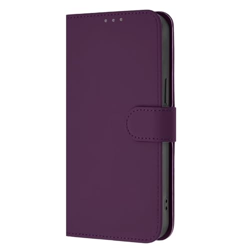 ATISIJIE Handyhülle für Huawei P60 / P60 Pro Hülle,PU Leder Handyhülle Lederhülle Kartenfach Flip Cover für Handy hülle Leather Phone Case Hülle-Violett von ATISIJIE