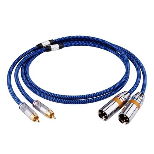 ATOULE 6N OCC Audio Signal Linie for Verstärker Mixer Lautsprecher Kabel Männlichen Kanone Verstärker Mischen Stecker(0.75 Meters) von ATOULE