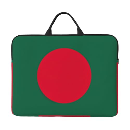 Aktentasche mit Flagge von Bangladesch für 14-Zoll-Laptop, Aktentasche, Handtaschen, Laptop-Tasche von ATTOUD