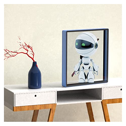 3D-Hologramm-Fan, Nacktes Auge 3D holographische Projektor-Stall-Werbemaschine Dreidimensionale Luftaufhängung LED-Lichtbild-Lüfter-Bildschirm Aluminiumlegierung(Space Grey,UK) von AUBEST