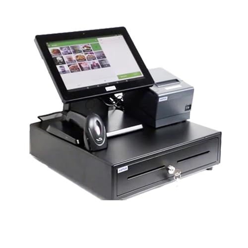 Registrierkasse, 12-Zoll-Touchscreen-Registrierkasse, POS-Systemmaschine mit Drucker, Scanner und Kasse for den Einzelhandel von AUBEST