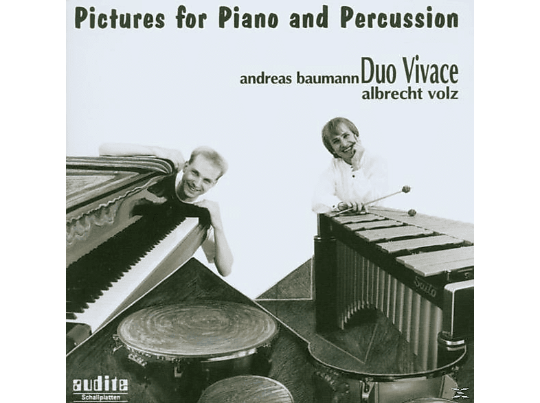 Volz, Duo Vivace (baumann, - Pictures For Piano And Percuss (CD) von AUDITE MUS