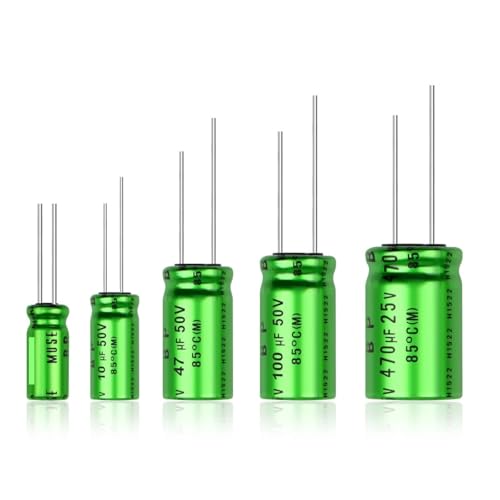 10Pcs Speaker Audio Filter Capacitor MUSE ES/BP Coupling Audio Capacitor For Audio Hifi Amplifier 25UF 50UF 10UF 47UF 100UF AUOQKQUT(25V47UF 10x12.5) von AUOQKQUT