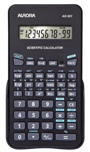 Aurora AX-501 Scientific Calculator - Black von AURORA