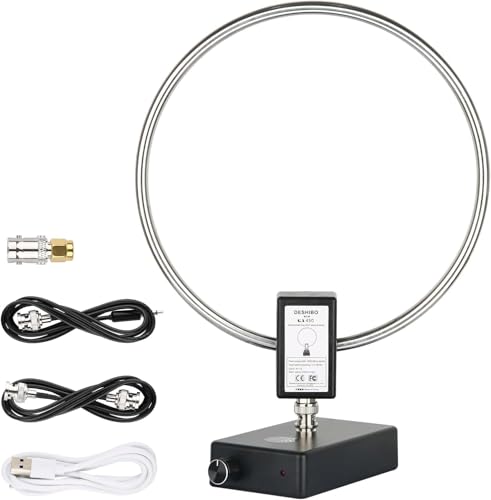 AURSINC GA450 Loop Antenne, Radioantenne Empfangsfrequenz SW 2.30-30MHz MW 522-1710KHz, geeignet für Radio und Kurzwellen-Bastler von AURSINC