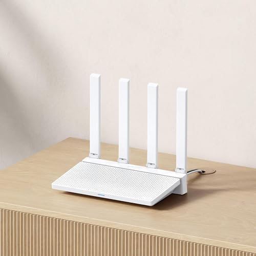 Xiaomi Router Ax3000T, Glasfaser-Router 2,4G, WLAN-Router mit 5 GHz, Dualband-Wireless-Router mit 4 Omnidirektionalen Antennen, Weiß von AUTO LABEL. FIRST CLASS DRIVER ACCESSORIES