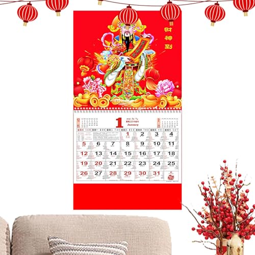 AUTOECHO Vietnamesischer Wandkalender, vietnamesischer Neujahrskalender - Vietnamesischer Kalender Wandkalender - Chinesisches Kalenderjahr der Schlange, Wandplaner für Frühlingsfestkalender, von AUTOECHO