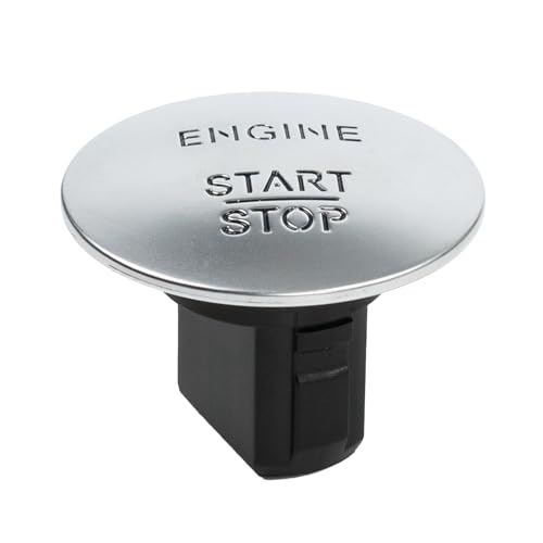 Schlüssellos Start Stop Knopf Keyless-Go Für Mercedes W205 W176 W246 S204 W204 for 2215450714 Silber von AUTOXBERT