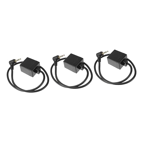 AUTSUPPL 3St kopfhörer Klinkenstecker kopfhörer mit Klinkenstecker Headphone Adapter kopfhörer Adapter Headset Adapter Headset-Adapter Drähte Kabel Stereoklinke auf rj9 Stereo-Klinke Black von AUTSUPPL