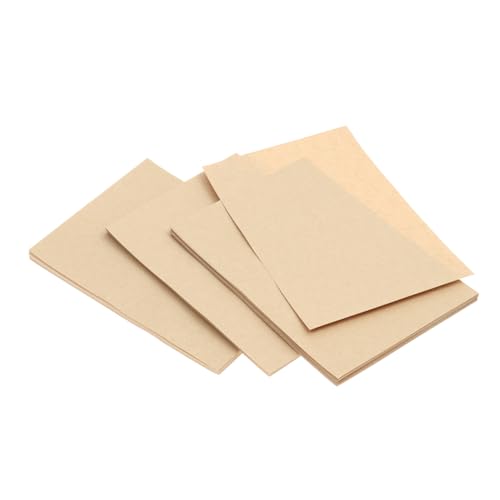 AUTSUPPL 3er Set Vintage Kraft Schreibpapier A4 Retro Notizpapier Für Zuhause Büro Schule 150 Blatt 3x50 Stück 21x29 Cm von AUTSUPPL