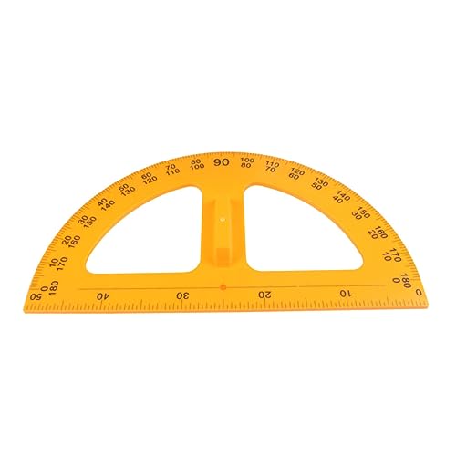 AUTSUPPL Geometrie Lineal portable school supplies gadgets für studenten schulsachen Lehrmittel schulzeug student gadgets teacher supplies Schulbriefpapier werkzeug Winkelmesser Yellow von AUTSUPPL