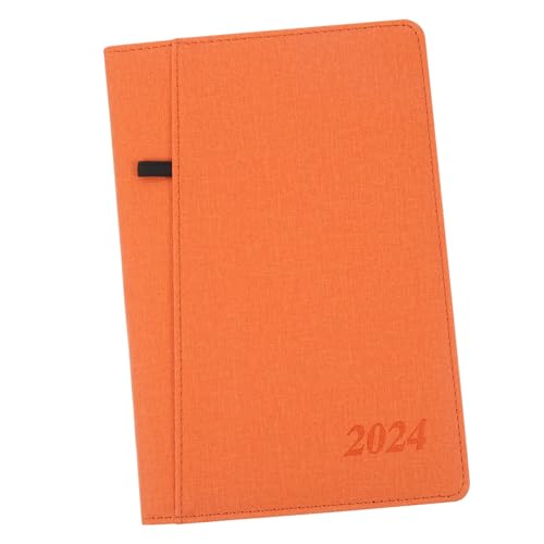 AUTSUPPL Tragbarer Planer 2024 Tagesplaner Und Notizblock Englische Agenda Für Haushaltsplanung Putzplan Und Essensplanung 12 Monate Hardcover von AUTSUPPL