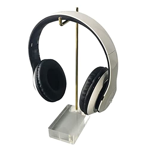 AUVNQDUC Headset-Ständer, Kopfhörerständer, Acrylspiegel, Ohrhörerhalter, rutschfeste Basis, geeignet for Ohrhörer, Gaming, platzsparend, Headset-Halter, Kopfhörerhalter/1247 von AUVNQDUC