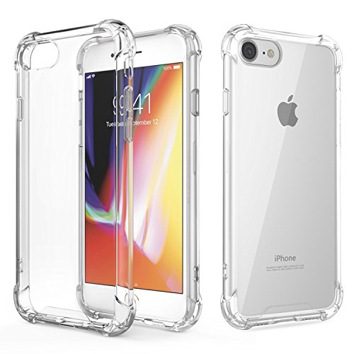 AVANA Bumper für iPhone SE 2022 / SE 2020/8 / 7 Hülle Schutzhülle Durchsichtig Case TPU Cover Kratzfest Klar Kantenschutz - Transparent von AVANA