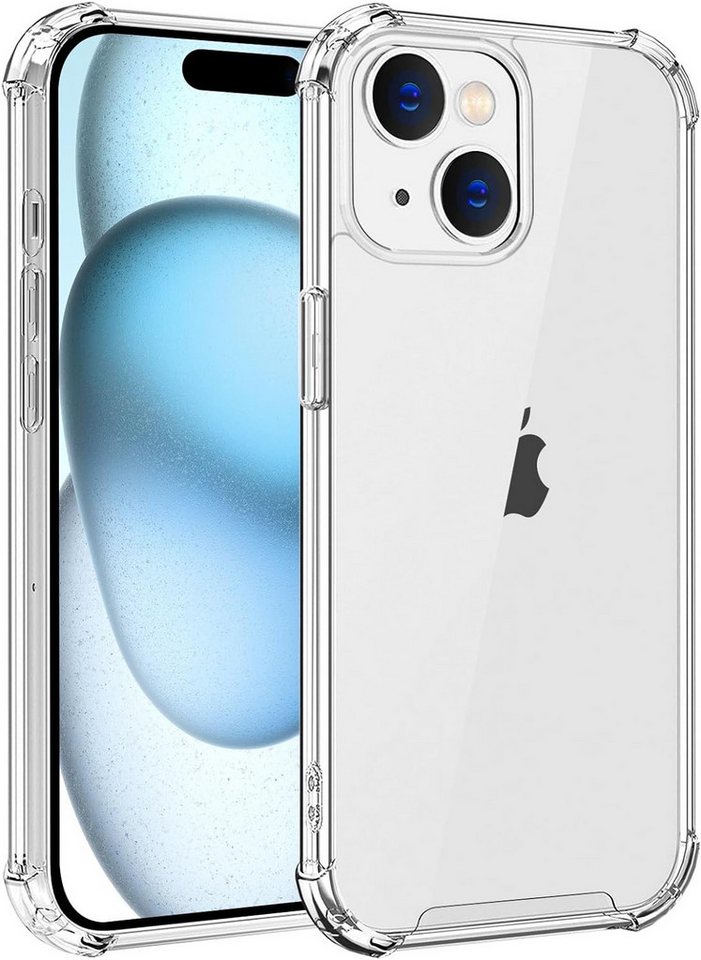 AVANA Handyhülle für Apple iPhone 15 Hülle Schutzhülle Klar Bumper Case Cover, Durchsichtig, Transparent von AVANA