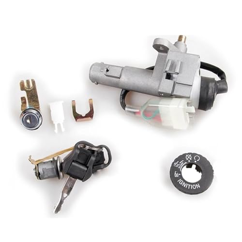 Zündschalter Motorrad Für Sym Jet 14 125/50 / 200 XS125T-16A Motorrad Elektrische Türschloss Set Lock Schlüssel Zündschloss Sperren Zündschloss von AVLIK