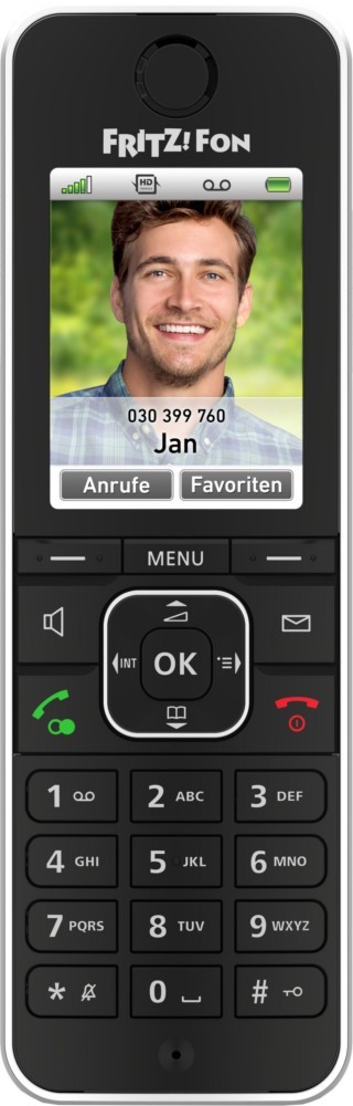 AVM DECT Telefon FRITZ!Fon C6 Black 20002964 von AVM