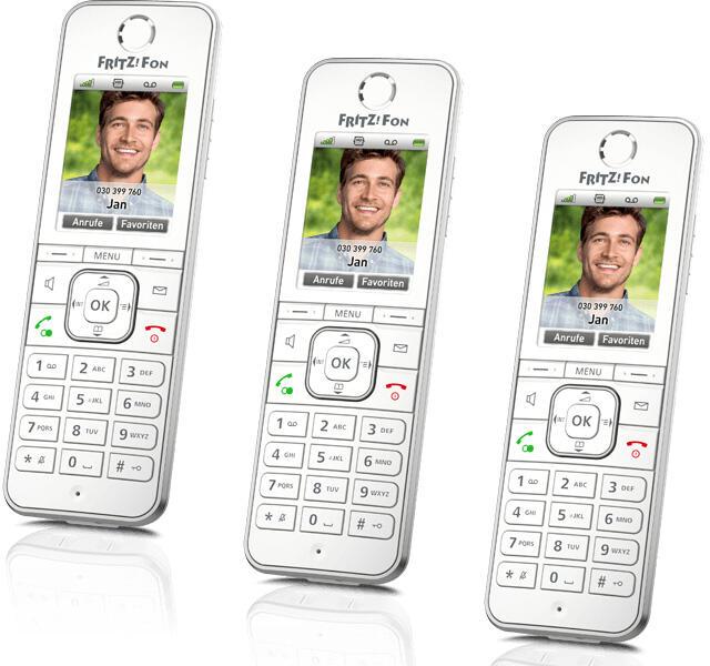 AVM FRITZ Fon C6 Trio Schnurloses DECT Telefon von AVM