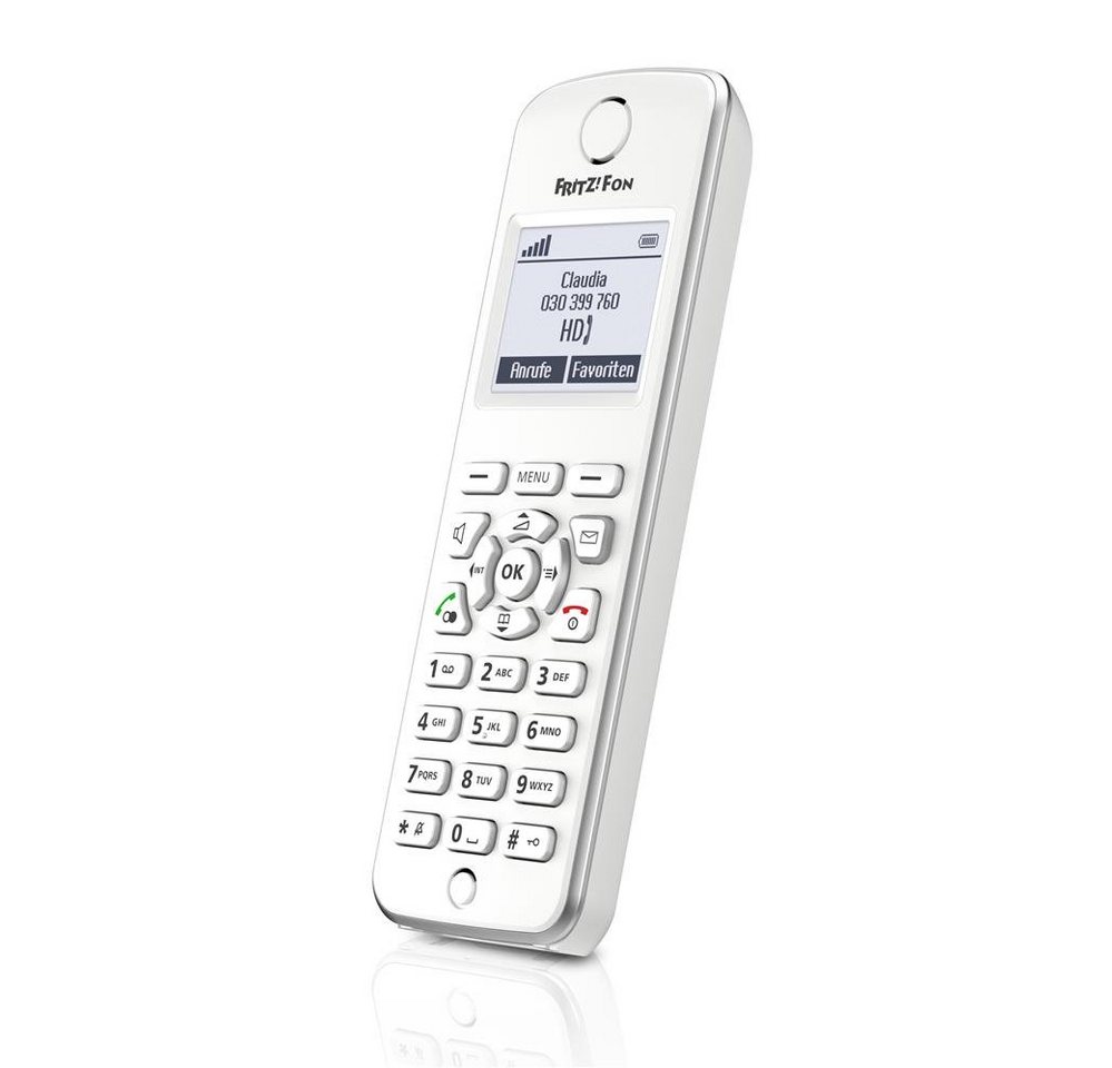 AVM FRITZ!Fon M2 Schnurloses DECT-Telefon (Mobilteile: 1, DECT-Komforttelefon für FRITZ Box, Schnurloses Telefon, HD-Telefonie) von AVM