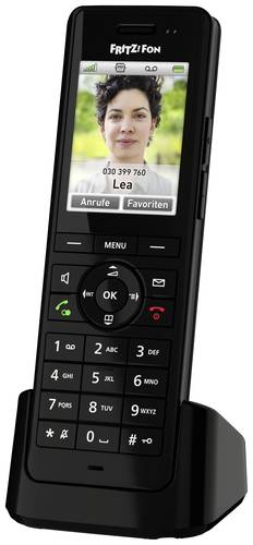 AVM FRITZ!Fon X6 DECT-Mobilteil Headsetanschluss, Anrufbeantworter, Babyphone, Freisprechen, Integri von AVM