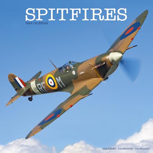 Spitfires – Spitfire – Britisches Jagdflugzeug 2024: Original Avonside-Kalender [Mehrsprachig] [Kalender] (Wall-Kalender) von AVONSIDE