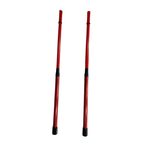 ＡＷＨＡＯ Drum Sticks 15,75 Zoll Länge Drum Accessoires Ruhige Drumsticks Drum Wire Pinsel für Akustische Performance Schüler Jazz Folk, Rot von ＡＷＨＡＯ