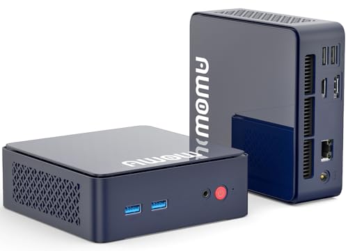 AWOW Mini PC Intel Alder Lake N100 (bis zu 3,4 GHz), 16GB DDR4 512GB M.2 SSD Mini Desktop Computer 4K Dual Display, W11 Pro, WiFi 5, BT5.2, Gigabit Ethernet Minipc für Zuhause/Büro/Schule von AWOW