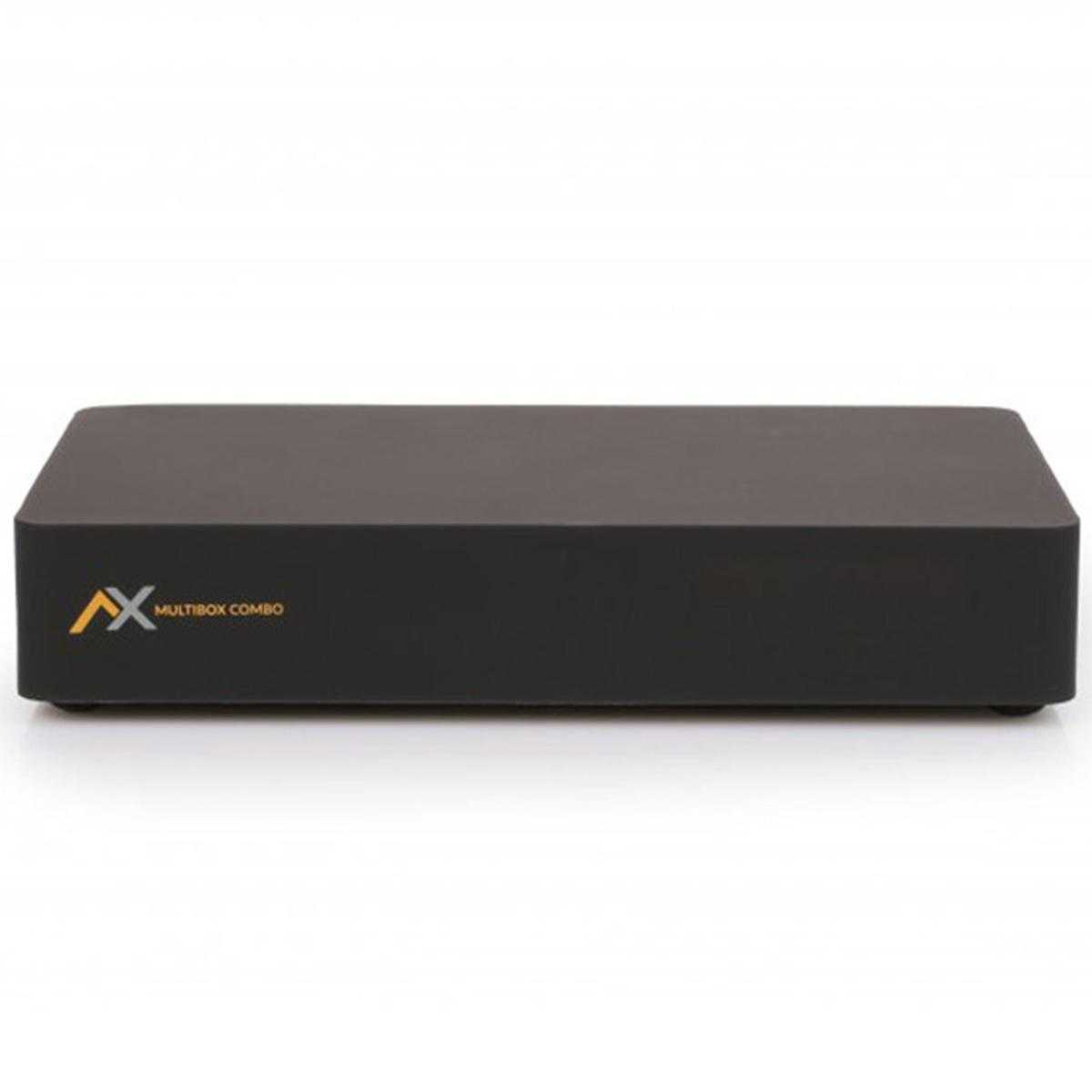 AX Multibox Combo SE 4K UHD Linux E2 Receiver (DVB-S2 DVB-C/T2 WiFi LAN HDR10 HDMI) von AX Technology