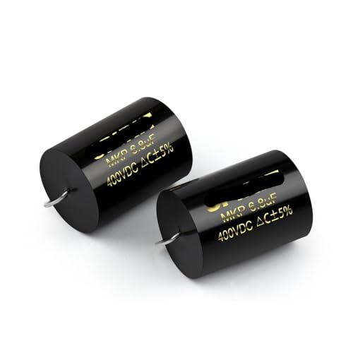 2Pcs Audio Capacitor MKP Audiophile Frequency-Divided Divider 400V 2.2uF 3.3uF 3.9uF 4.7uF 6.8uF 10uF For Speaker Audio AXHNGUQB(400V3.9UF) von AXHNGUQB