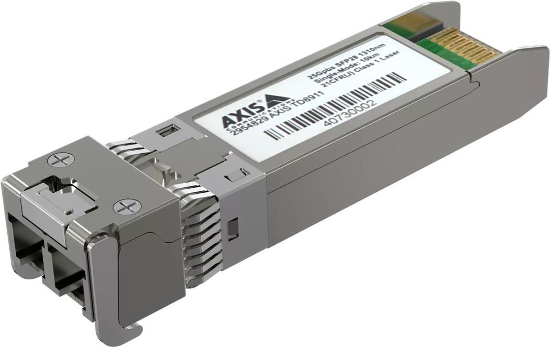 Axis TD8911 - SFP28 Empfängermodul - 25GbE - 25GBase-LR - LC Single-Modus - bis zu 10 km - 1310 nm - TAA-konform (03064-001) von AXIS