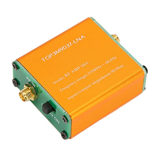 0,1 MHz-6 GHz Vollband-Low-Noise-Verstärker, Professionelles 20-dB-LNA-HF-Leistungsvorverstärkermodul mit Hoher Verstärkung (Wird mit einem 2500-mAh-Li-Ionen-Akku geliefert) von AYNEFY