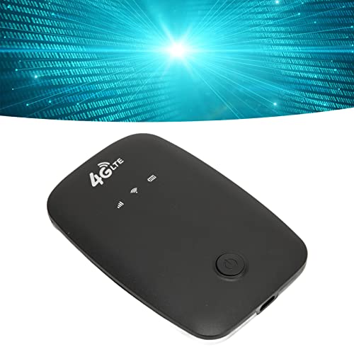 AYNEFY Mobiler Hotspot, Mobiler 4G-WLAN-Hotspot, SIM-Kartensteckplatz, 2100-mAh-Akku, Tragbarer 4G-WLAN-Router für Autonutzer, Geschäftsreisende für Sicheres Internet zu Hause oder von AYNEFY