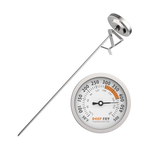 Edelstahl Küchenthermometer Fleischthermometer Grillen Kochen Süßigkeitenherstellung Heißöl Fritteusen Thermometer von AYPOHU