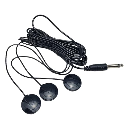 Gitarren Sound Tonabnehmer Piezo Kontakte Mikrofon Tonabnehmer Wandler Gitarrenkabel Aufkleber Gitarren Ukulele Instrumentenzubehör von AYPOHU