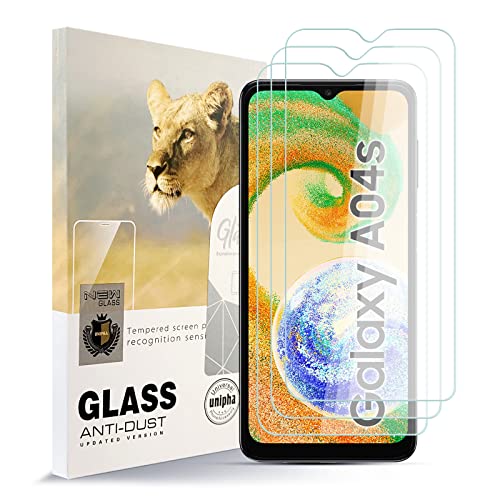 AYSOW Displayschutzfolie für Samsung Galaxy A04S Premium Glas 0.3mm 9H Härte 2.5D Film, Anti-Kratzer, Blasenfrei, Glasschutzfolie Schutzfolie für Samsung Galaxy A04S[3 Stück] von AYSOW