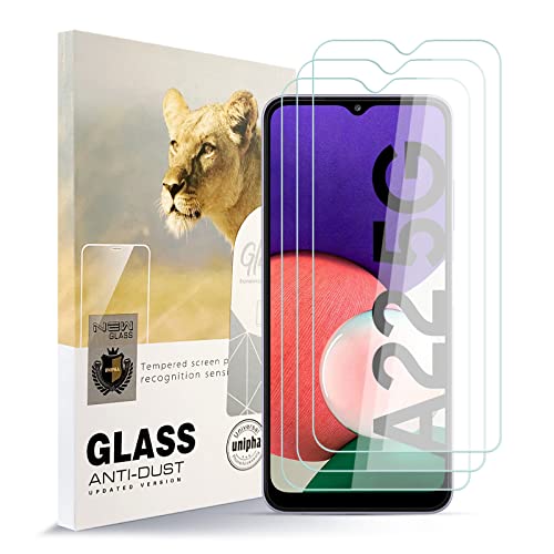 AYSOW Displayschutzfolie für Samsung Galaxy A22 5G Premium Glas 0.3mm 9H Härte 2.5D Film, Anti-Kratzer, Blasenfrei, Glasschutzfolie Schutzfolie für Samsung Galaxy A22 5G[3 Stück] von AYSOW