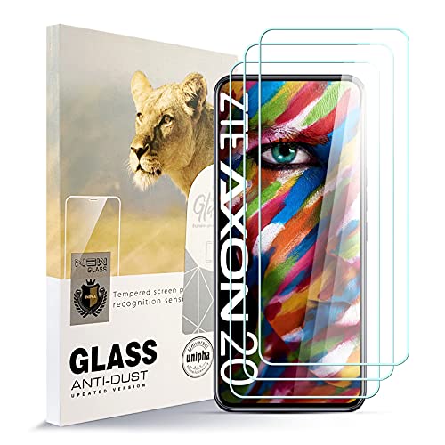 AYSOW Displayschutzfolie für ZTE AXON 20 Premium Glas 0.3mm 9H Härte 2.5D Film, Anti-Kratzer, Blasenfrei, Glasschutzfolie Schutzfolie für ZTE AXON 20[3 Stück] von AYSOW