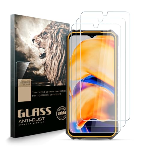 AYSOW Gehärtetes Glas Bildschirmschutz für Ulefone Armor X13, Premium-Glas 0,3mm 9H Härte 2.5D Film, Anti-Kratzer, Einfache Installation, Bildschirmschutz für Ulefone Armor X13[Packung mit 3] von AYSOW