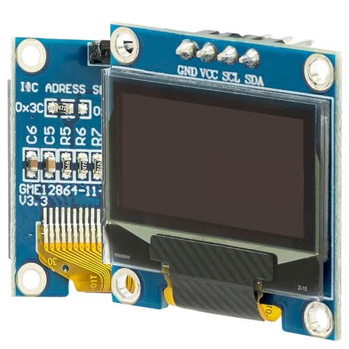 AZDelivery 0,96 Zoll OLED Display I2C - SSD1306 Chip 128 x 64 Pixel I2C Bildschirm Anzeigemodul mit weißen Zeichen - kompatibel mit Arduino und Raspberry Pi - inklusive E-Book AZDelivery 0,96 Zoll OLED Display I2C - SSD1306 Chip 128 x 64 Pixel I2C Bildschirm Anzeigemodul mit weißen Zeichen - kompatibel mit Arduino und Raspberry Pi - inklusive E-Book von AZDelivery