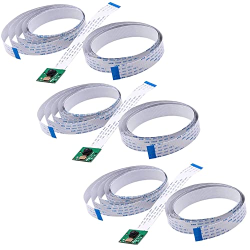 AZDelivery 3 x Kamera Kit für Raspberry Pi mit Kamera inkl. 15cm Flexkabel, 50cm Flexkabel und 200cm Flexkabel AZDelivery 3 x Kamera Kit für Raspberry Pi mit Kamera inkl. 15cm Flexkabel, 50cm Flexkabel und 200cm Flexkabel von AZDelivery