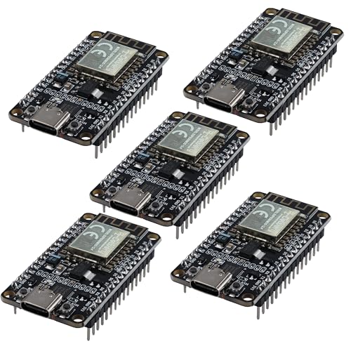 AZDelivery 5 x NodeMCU Amica Modul V2 ESP8266 ESP-12F WiFi mit USB-C Anschluss - Node MCU ESP 8266 WiFi Development Board mit CP2102 kompatibel mit Arduino - inkl. E-Book von AZDelivery