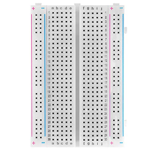 AZDelivery Mini Breadboard 400 Pin mit 4 Stromschienen kompatibel mit Arduino und Jumper Wire Kabeln von AZDelivery