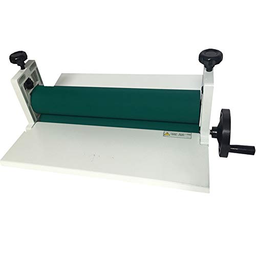 14 Zoll Manuelle Laminiermaschine Laminiergerät Kaltlaminator Rollenlaminator,für Hochzeitsfotografie,Werbefotos,Bucheinbände, Dokumente,Einladungen von Aangeebone