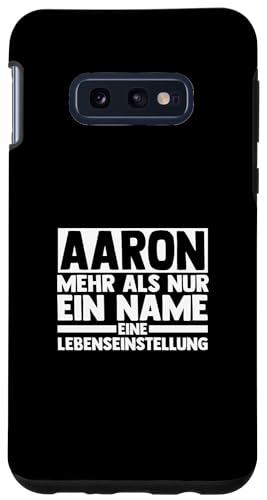 Hülle für Galaxy S10e Vorname Aaron von Aaron Geschenk