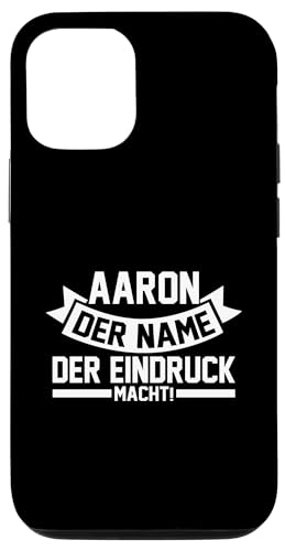 Hülle für iPhone 13 Vorname Aaron von Aaron Geschenk
