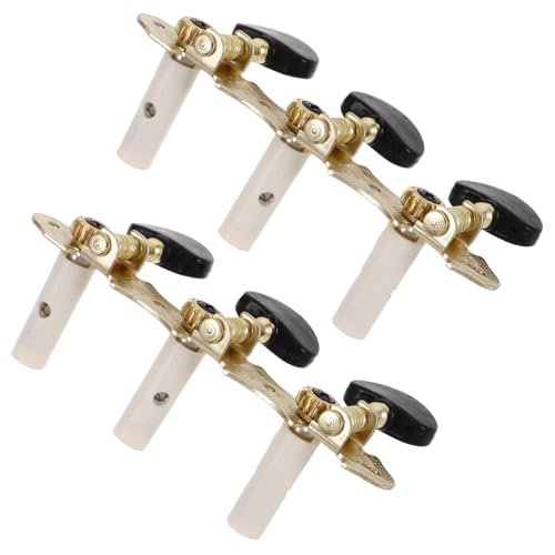 Abaodam 1 Satz Gitarrentuner Gitarren-Ersatzwirbel Akustikgitarrenwirbel Stimmgeräte für Akustikgitarren Ukelele-Stimmwirbel Gitarren-Mechanik Gitarrenteile Metall Golden Abaodam 1 Satz Gitarrentuner Gitarren-Ersatzwirbel Akustikgitarrenwirbel Stimmgeräte für Akustikgitarren Ukelele-Stimmwirbel Gitarren-Mechanik Gitarrenteile Metall Golden von Abaodam