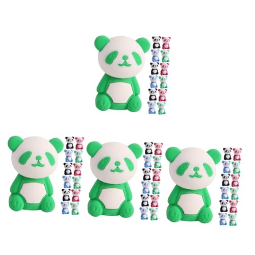 Abaodam 144 Stk Panda Radiergummi erasers for für kinder Mini-Radierer kinder dekor panda kuscheltier lustige Bleistifte für Kinder Bulk Tiere modellieren Radiergummis von Abaodam